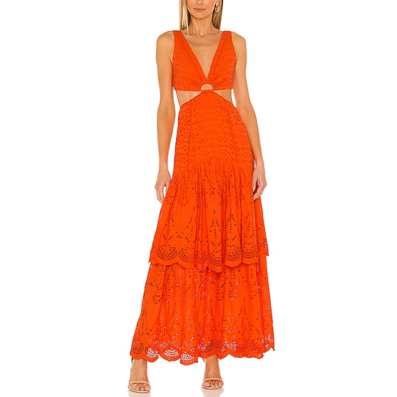 Significant Other Dresses & Skirts - Significant Other Elegant Scarlet Juliette Maxi Dress Size 8